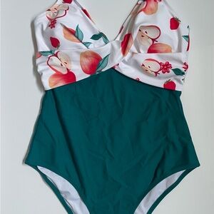 Cupshe Amani Apple One Piece Swimsuit